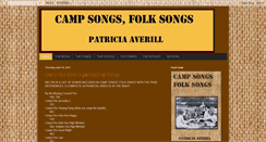 Desktop Screenshot of campsongsfolksongs.com